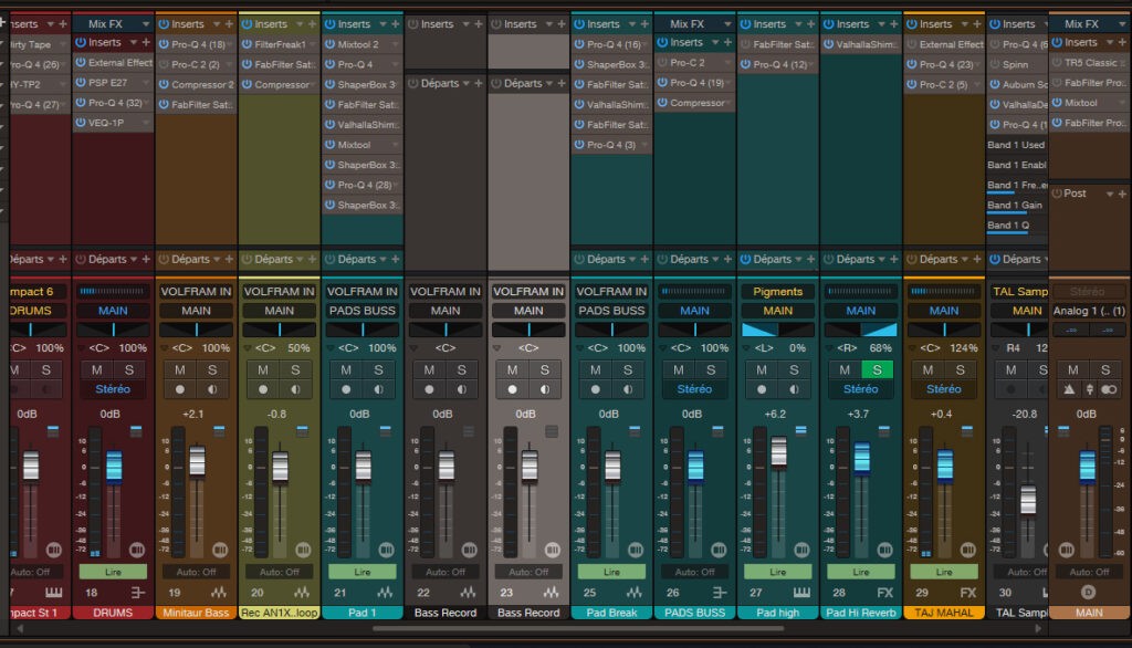 Console du Fender Studio Pro 8