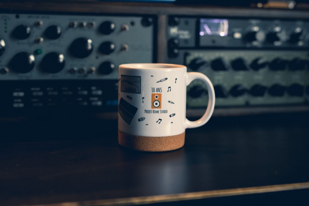 Tasse Projet Home Studio 10 Ans - Vue de Face