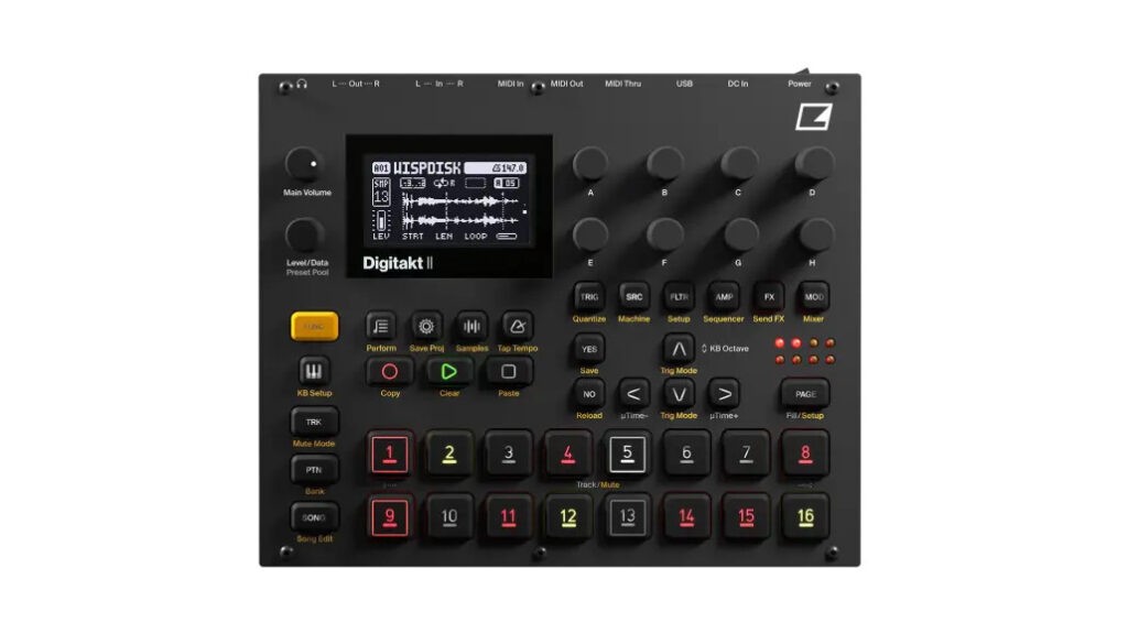La Digitakt II d'Elektron, parfaite pour le sampling