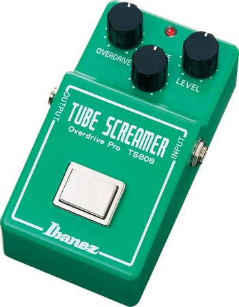 La pédale d'overdrive Ibanez Tube Screamer TS808