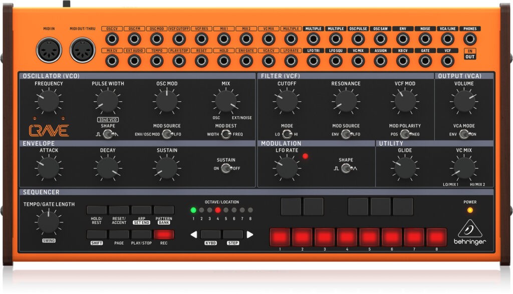 Le synthétiseur Behringer Crave