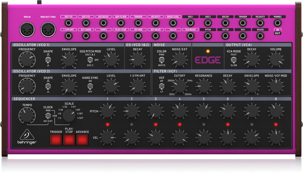Le synthétiseur Behringer Edge