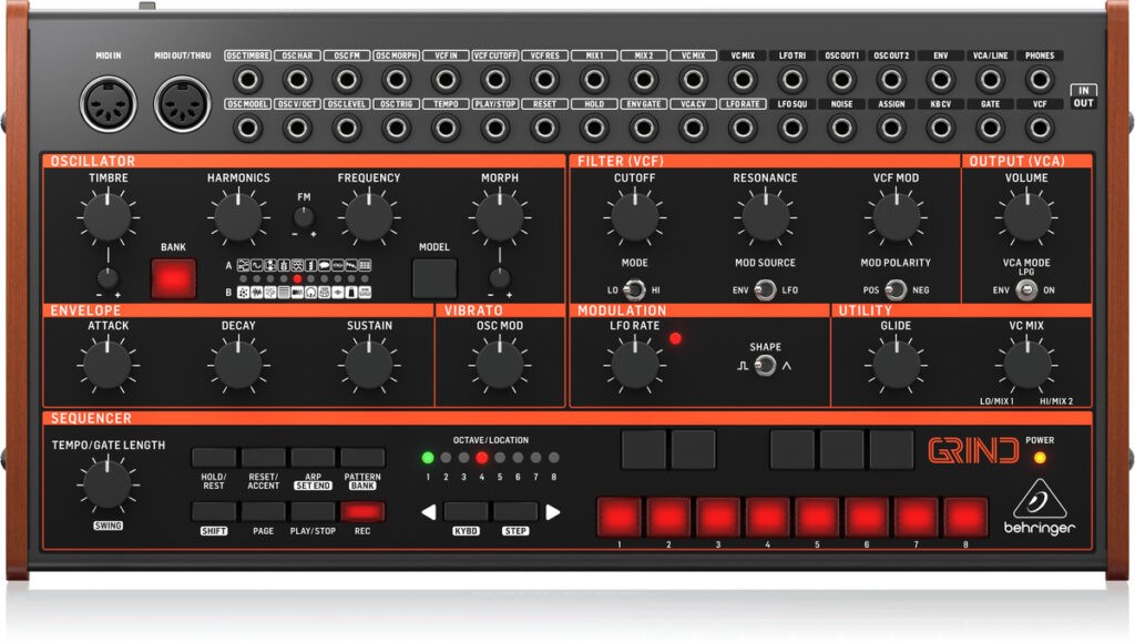 Le synthétiseur Behringer Grind